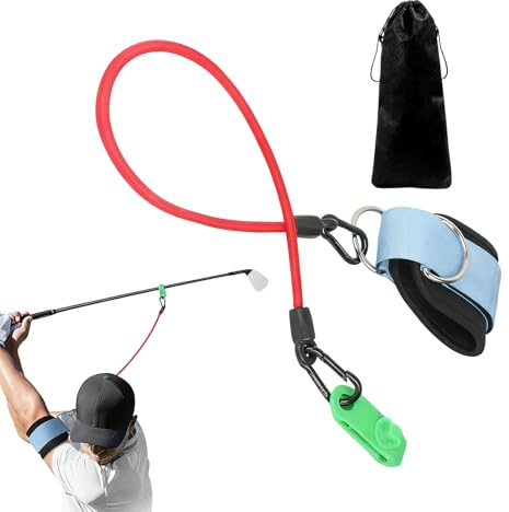Aide à l'entraînement pour Le Swing de Golf, Outil correcteur de | Corde d'entraînement pour Golf à usages Multiples | pour Femmes, Hommes, Adultes, athlètes, Cyclistes golfeurs