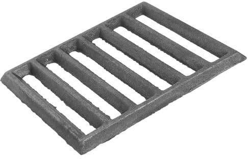 NAMOARLY Cast Iron Bbq Grill Grate High Temperature Resistant Fire Pit Cooking for Outdoor Wood Fire Stove Multi-functional for Grilling Frying Boiling with Stable Thickened Design