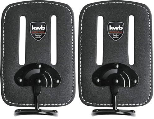 kwb Hammerhalter (aus Leder, mit beweglichem Bügel aus Metall, am Gürtel tragbar bis 7cm Breite)