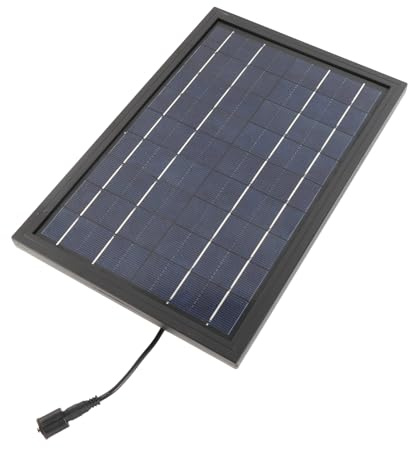 ERYUE Modalità di Aerazione Personalizzabili Aeratore per Laghetto Ad Energia Solare Ideale per Giochi D'acqua, Giardini Acquatici, Compatto e Leggero, Pannello Solare da 8 W
