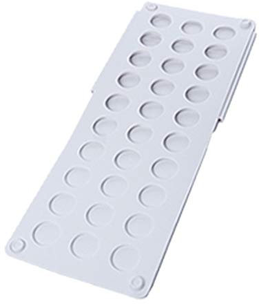 Planche pliante en plastique durable pour chemises, t-shirts, vêtements, dossiers à linge, planches pliantes blanches (blanc)