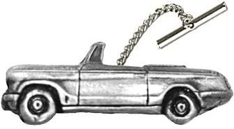 Krawattennadel mit Kette und Kette, britisches Oldtimer, Vitesse 6 Con. ref256 Zinn