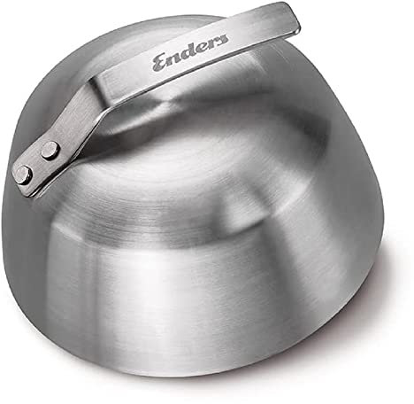 Enders Campana per Hamburger Enders, Cloche, Coperchio in Acciaio Inossidabile per Burger - Melting Dome per Hamburger, verdure o pesce - Accessorio BBQ per griglia