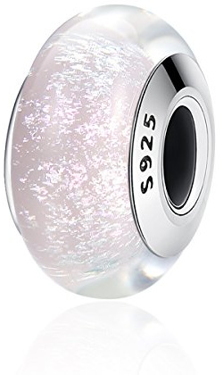 Muranoglas Charms Bead Sterling Silber Kern für Pandora Charm Armbänder für Frauen