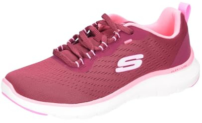 Skechers Flex Appeal 5.0, Zapatillas de Deporte Mujer, Burgundy, 39 EU
