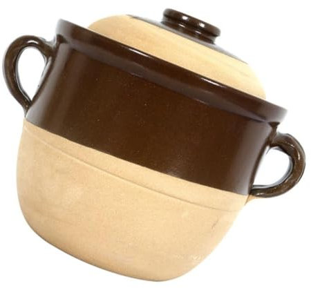 FELTECHELECTR Porzellanschalen 1 Satz Tontopf Auflauf Suppenkochtopf Porzellansuppe Kochtopf Emaille Chinesischer Auflauf Tontopf Zum Kochen Auflauf Kochtopf Haushalt Herd Antihaft Steingut