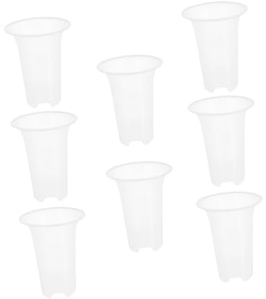 CANIGHT Macetas De Plástico para Orquídeas 8pcs Jardinera Transpirable Fácil De Limpiar