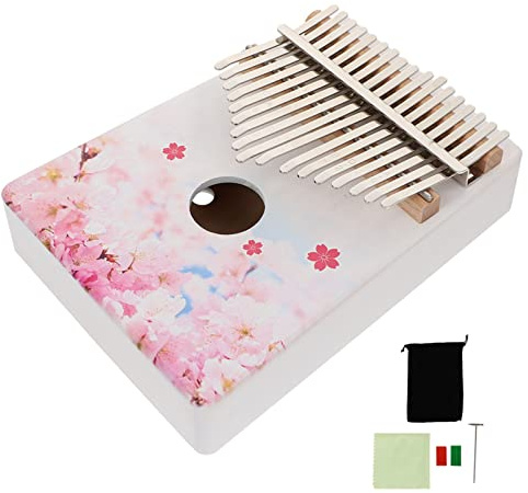 QUMIIRITY Kalimba Daumenklavier Tragbares Fingerpiano Mit Präzise Gravierten Tasten Für Anfänger Und Musikliebhaber Für Melodische Klänge Überall Und Jederzeit