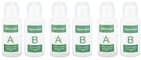 3 Set Alimento Hidropónico Para Plantas, A + B Dos Partes Nutrientes Hidropónicos, Fertilizante Líquido, Alimentos Vegetales Líquidos, Para Promover Un Crecimiento Más Saludable