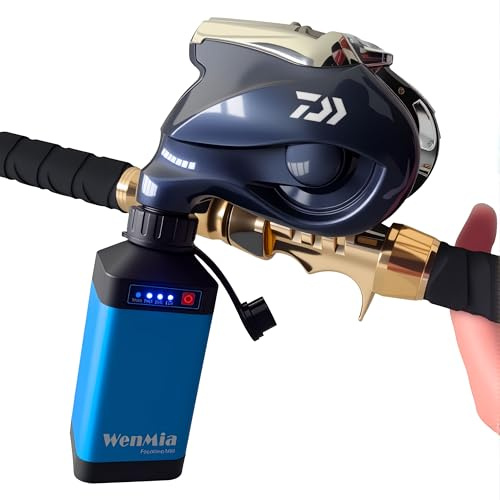 WenMia Batterie au lithium rechargeable portable 14,8 V pour la pêche en mer. Roue de pêche électrique Daiwa Tanacom Banax Kaigen