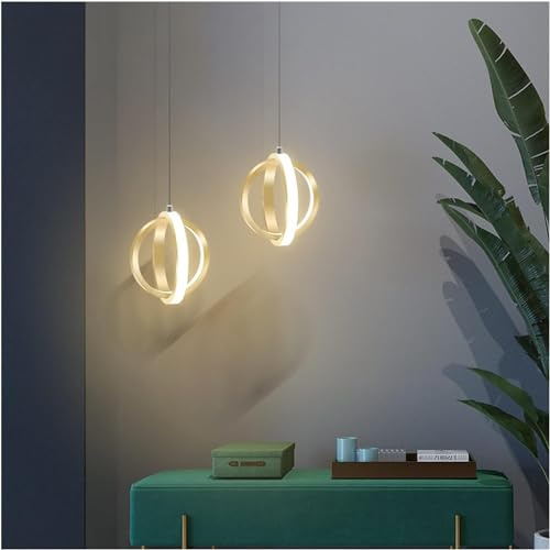 Lampada Moderna a LED, Lampada da Comodino a LED Semplice da Bar, con Testa Singola, Piccola, per ristoranti e opere d'Arte di personalità