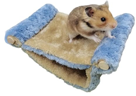 Hamaca para hámsters | Cama calefactora para Animales pequeños, Hamaca de para Crceti | para Chinchillas y jerbos para Descansar, Jugar y Dormir en el balcón de la habitación del