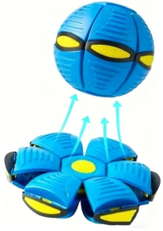 2026 Nueva Pelota Hinchable para niños, platillo Volador mágico, Pelota de Saltar, interacción Entre Padres e Hijos, Juguete Luminoso para reacción física educativa, con 6 Luces