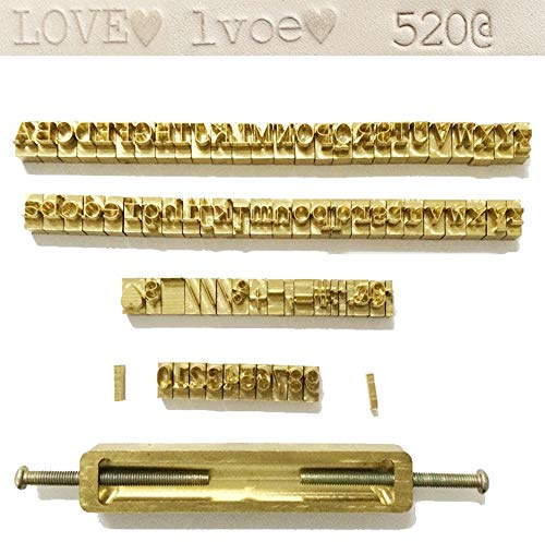 Kupfer-Messing-Stempel, flexible Buchstaben, Zahlen, Alphabet, Symbole, Zeichen, CNC-Gravierformen für Heißfolien-Stempelmaschine (Spiral-Typ)