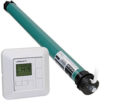 JULIUS MAYER Moteur de volet roulant JM35-100 SW40 Force de traction 10 Nm / 25 kg SW40 Sans entretien Très silencieux Plus jarolift Sevenlogic Comfort Minuterie