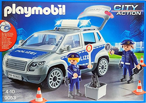 PLAYMOBIL 9053 Polizei Geländewagen Licht und Sound