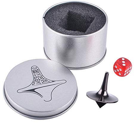 GIVBRO Präzises Kreisel Totem Metall Kreisel Vintage Spielzeug Die perfekte Balance zwischen Leistung und Schönheit als Geschenk