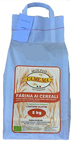 Farina ai Cereali con semi 5kg alta qualità, prodotto BIO, Altamura (Puglia)