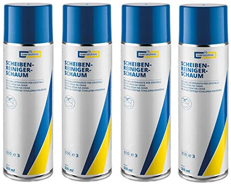 CARTECHNIC 4X Scheibenreiniger Schaum Glasschaumreiniger Schaumreiniger 500 ml