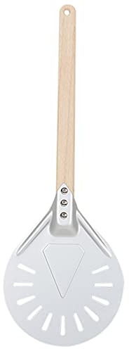 Syfinee Pizza Turning Peel Pizza Shovel Paddle,7 /8/9 Pizza Server Cake Spatula with Wooden Handle for Pizza Stone Oven Grill Bread Pies Cookies Cake Baking Tool Kitchen Supplies DIY