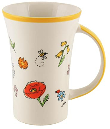 Mila Keramik-Becher Coffee-Pot Lovely Flowers | MI-82249