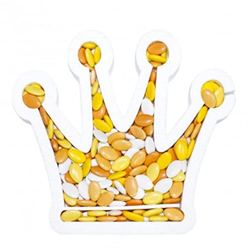 PORTA CONFETTI CONTENITORE A FORMA DI CORONA DA REGINA PER FESTA PARTY CERIMONIA