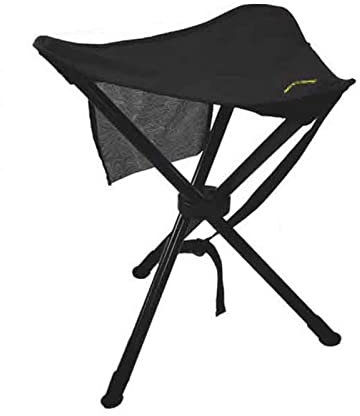 Klappbarer Dreibeinhocker Hocker for ultraleichte Rucksacktouren, Camping und Wandern, kompakter, tragbarer Sitzklapphocker for Camping und Sport