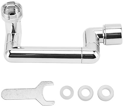 Spacnana Prolunga Rubinetto Universale Girevole 1080 Gradi Girevole Telescopico Rubinetto Estensione Rubinetto per Lavabo da Cucina Raccordi per Lavelli Attacco
