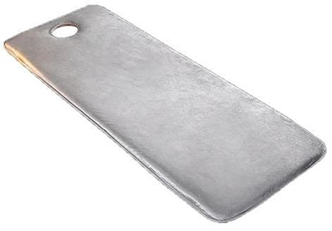LXJDDLD Materasso Pieghevole del Salone di Bellezza,Coprimaterasso in Memory Foam Spesso 0,8/1,6/2,4 Pollici per Lettino da Massaggio da Termale,Testa Quadra/Tonda/Trapezoidale,Grey s,60x180cm 2cm