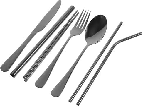 PRETYZOOM 1 Satz Westliches Besteckset Suppenkelle Silberbesteck Servierbesteck Tortenheber Partygeschirr Löffel Aus Metall Essgeschirr Heimbesteck Hochzeit Rostfreier Stahl Bankett Steak