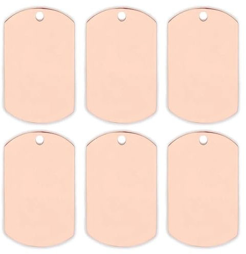 100 Stück Leere Militärische Taktische Tags Aus Edelstahl, Personalisiertes Anti-Verlust-Tag, Namensschild, Hunde- Und Katzen-ID-Tag, Gravierbarer Haustiername, Namensschild-Anhänger, Schlüs