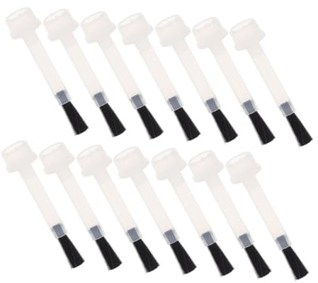 100pcs Nylon Nail Polish Replacement Brush for Bottles, Black