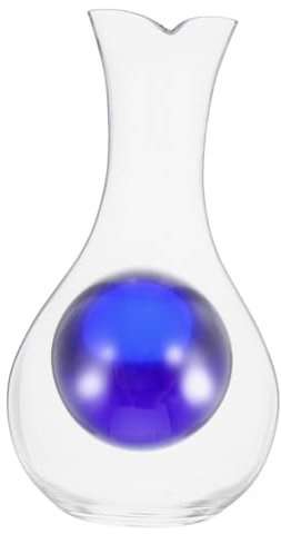 MAGICLULU Frasco De Sake De Cristal Decantador De Vino Con Bolsa De Hielo Frasco De Sake Frío Para Servir Fiestas o Eventos