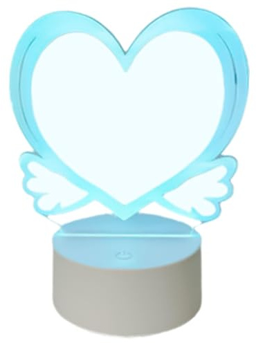 Weqizuerqi Tableau d'affichage LED avec couleurs | Tableau à message LED en acrylique 16 couleurs, tableau à dessin lumineux, effaçable à sec avec base pour l'école