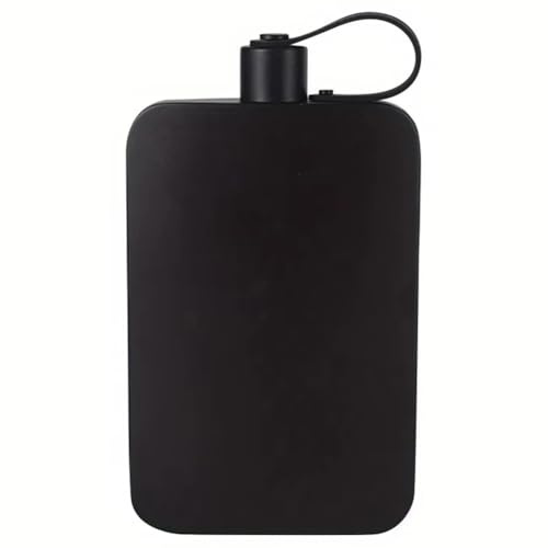 Aboiled Flasque de 500 ml en acier inoxydable, portable, anti-fuite en plein air pour alcool, flasque de voyage en plein air en acier inoxydable A
