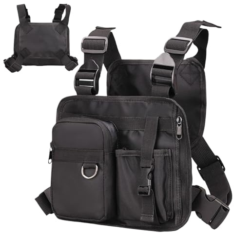jamgeery Deportiva para Hombre | Pechera Bolsa Deportiva para Correr - Sujetador de Teléfono Unisex para Caminar, Trotar, Senderismo, Entrenamiento, Ciclismo, Viajes y al Aire Libre