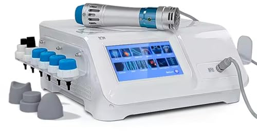 Máquina de Terapia de Ondas de Choque ED Profesional Masajeador con 10 Cabezales de Masaje para tratamiento, alivio del dolor, modelado corporal y tratamiento de la disfunción eréctil ED