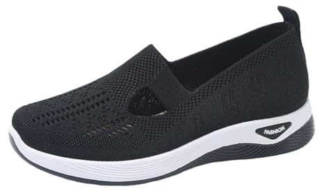 Zapatillas Ortopedicas Mujer Verano Zapatillas sin Cordones para Caminar Comodos y Ligeros Sandalias Palas Transpirables Y Antideslizantes Zapatos de Diabéticos Entrenamiento Deportivas Deporte Malla