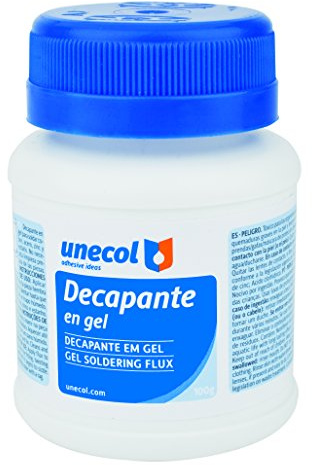 Unecol 7007 - Decapante (gel, bote con pincel, 100 g) color blanco