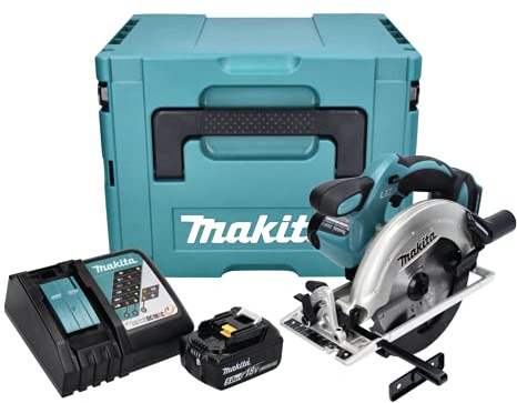 Makita DSS 611 RT1J Akku Handkreissäge 18V 165mm im Makpac + 1x 5,0Ah Akku + Ladegerät