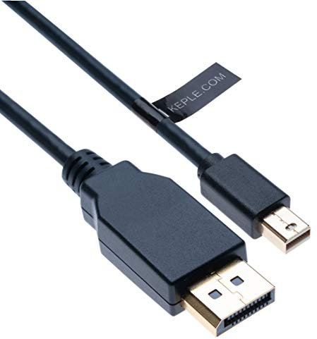 Mini Displayport a Displayport v 1.4 | DP a DpMini Cable Macho a Macho Cable Chapado en Oro Cable de Audio y Video Permite 8K a 60 Hz Superficie Compatible con Rayos Pro/Laptop etc. (Tamaño 0.5 m)