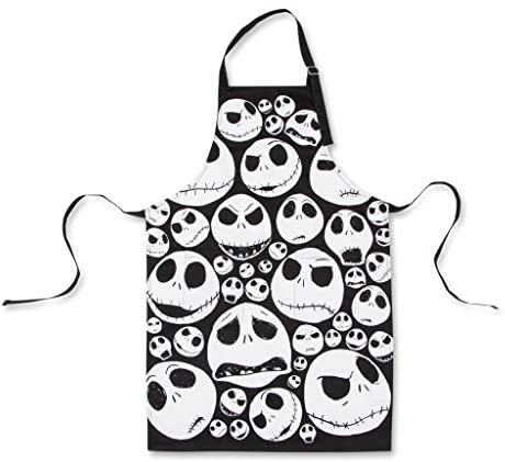 The Nightmare Before Christmas Disney Jack Skellington Faces Cooking Apron