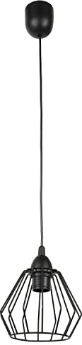 Aluminium Pendelleuchte E27, Loft-Design Cage, 1-fach