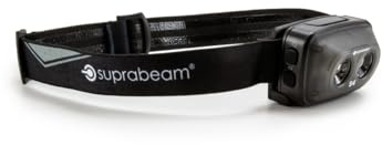 Suprabeam S4 wiederaufladbare LED Stirnlampe mi 750 Lumen, Duale Optik & kompatibel mit Helmhalterung