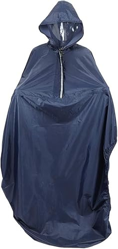 ALNIYATX Wasserdichter Regenponcho für Erwachsene, Rollstuhl-Regenschutz, großer Outdoor-Rollstuhl-Regenumhang mit reflektierenden Streifen für Rollstuhl- und Elektrorollstuhlfahrer
