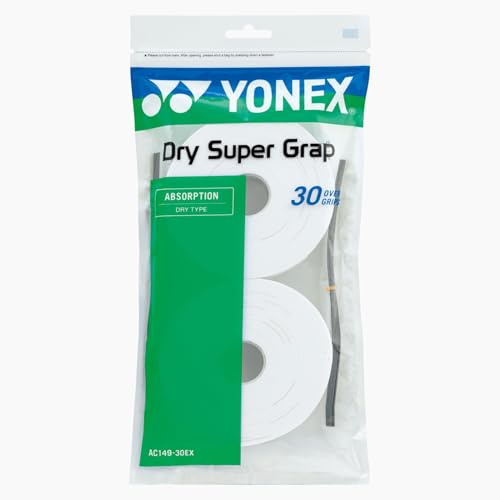 YONEX Dry Super GRAP 30er-Pack, Weiß