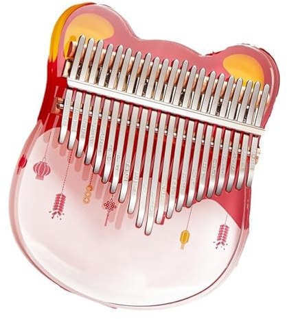 professionelle Kalimba Kalimba professionelles chromatisches Kalimba-Daumenklavier 21-Ton-Acryl-Kalimba-Fingerklavierinstrument