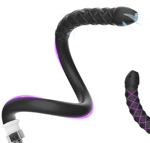 AMZII Analdusche Analspielzeuge,Einlauf zur Darmreinigung Analverkehr(6.0) | 510mm Po Dusche mit 13-Löcher Klistierspritze,Analdusche Anal Dusche Anal Plug,Klistier Analplug für Männer Frauen