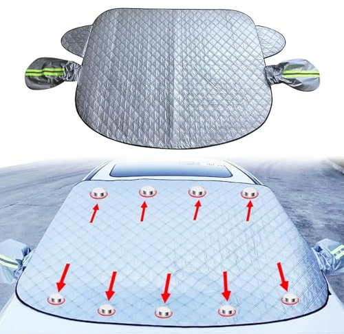 IAZRENOV Frontscheibenabdeckung Auto Für Mercedes Sprinter, Faltbare Magnet Windschutzscheibenabdeckung Winter Frontscheibe Abdeckung Frostschutz Sonnenschutz Autozubehör,B/157 * 126