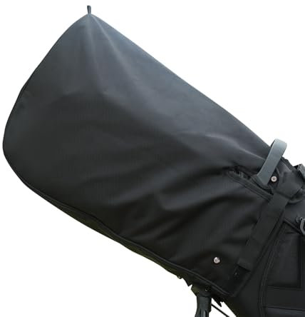 ZHICIM Golftasche, Regenschutz, Kapuze, universal, 1680D Nylon, Regencape für Golftaschen mit Druckknopf, wasserdichtes Material, staubdichter Schlägerschutz